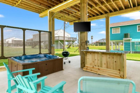 The Sunset House in Treasure Island